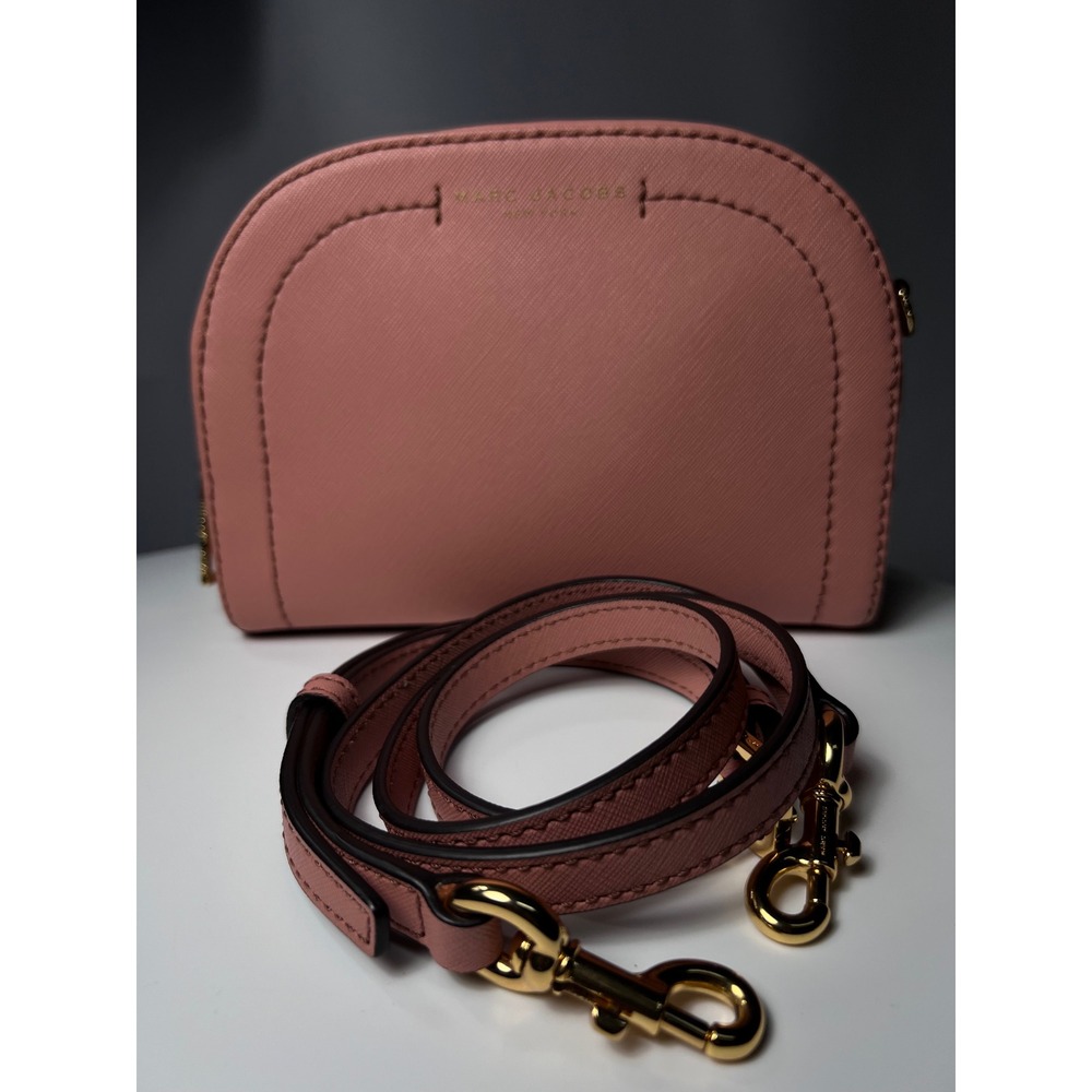 MARC JACOBS Playback Pink Blush Saffiano Leather Crossbody Bag NWOT